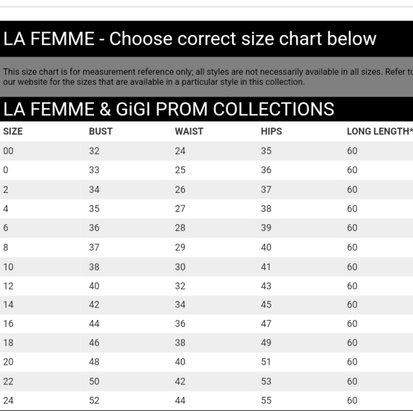 NWT La Femme Coral Embellished Strapless Prom/Pageant Gown Size 2 - Picture 14 of 16